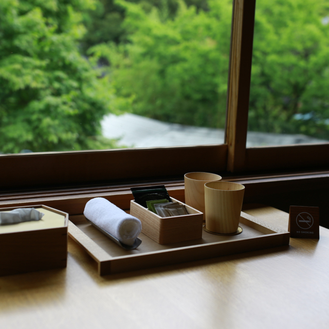 木のコップ