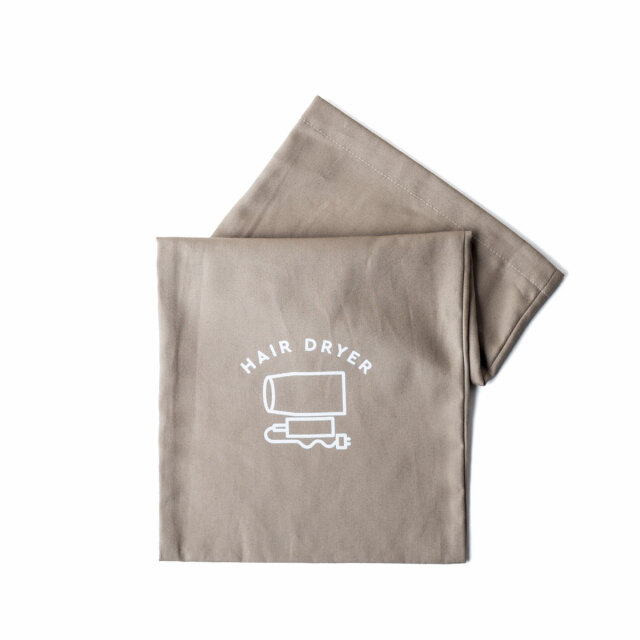 ドライヤー収納袋（紐なし折り返し式）