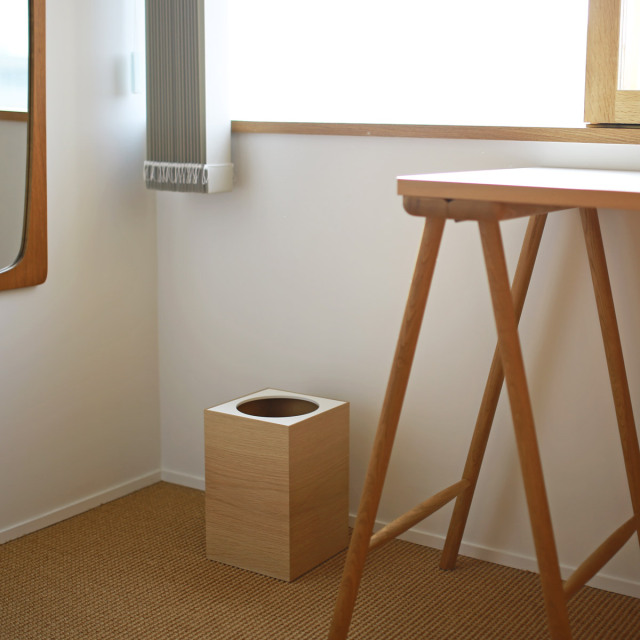 受注生産品】木製ダストボックスS(インナー付き/上フタ式) ENSO 国産