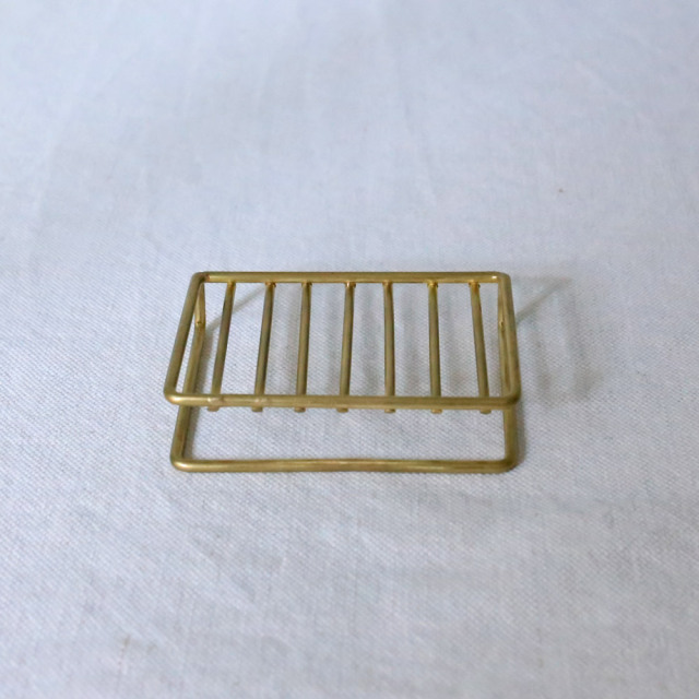 WEB限定】真鍮のソープディッシュ 国産オリジナルデザインの客室備品