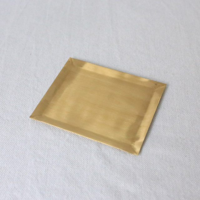 WEB限定】真鍮のプレート 長方形 国産オリジナルデザインの客室備品