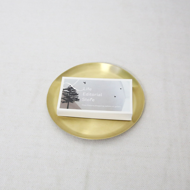 WEB限定】真鍮のプレート M（125mm） 国産オリジナルデザインの客室