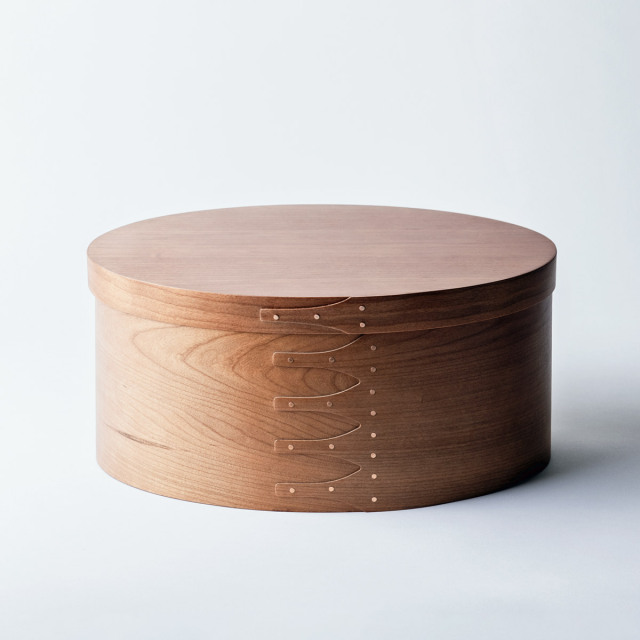 WEB限定】シェーカー オーバルボックスL ナチュラル 国産