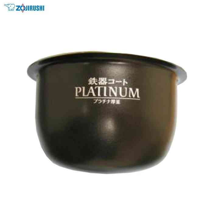 圧力IH炊飯ジャー 鉄器コート プラチナ厚釜 PLATINUM NPBE10KS 用 なべ 内釜 内がま 替え用 内なべ 部品 炊飯器 単品 交換用 買い替え用 5.5合炊き 象印 B477 象印 B477