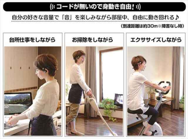集音器 みみもとホンTV 超指向型 ワイヤレス 耳元スピーカー 耳