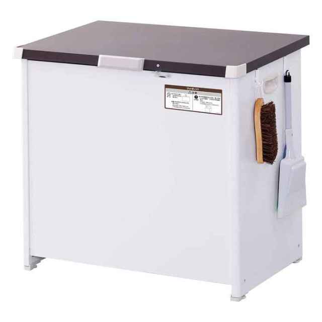 【沖縄・離島配送不可】【代引不可】マルチボックス 屋外用ストッカー サビに強い樹脂焼付塗装 南京錠取付用フック付き 園芸用品 キャンプ用品 ゴミなどマルチの収納 200Lタイプ エムケー精工 CLM-120C