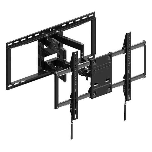 テレビ壁掛け金具 42?86V型推奨 フルモーションタイプ ブラック テレビ TV 壁掛け  Swing FLM-006-BK