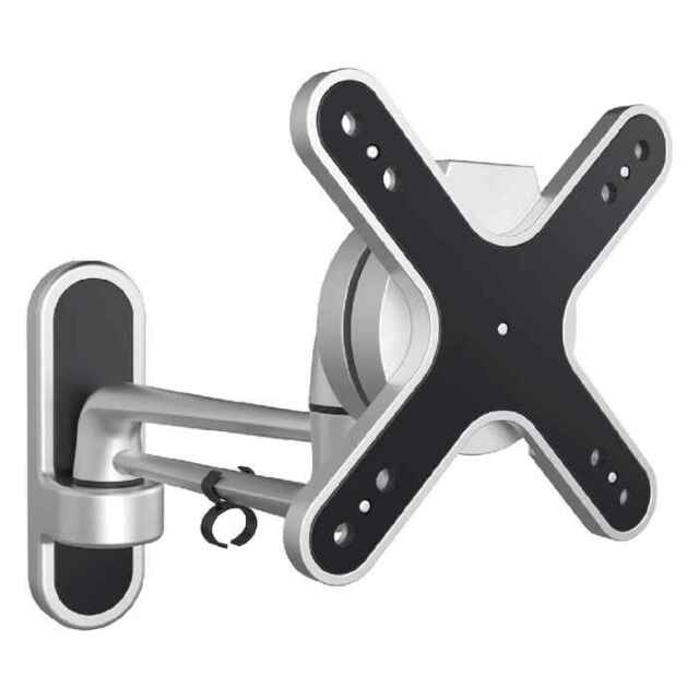 小型モニターアーム 壁掛けタイプ 13?32V型 シルバー テレビ壁掛け金具 テレビ TV 壁掛け  Swing ARM-002