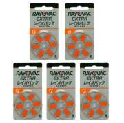 【即日出荷】レイオバック RAYOVAC 補聴器用電池 PR48(13) 6粒入り無水銀 5シートセット 補聴器空気電池/空気亜鉛電池/ボタン電池