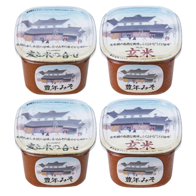 素朴　長熟　玄米　米と麦の合わせ