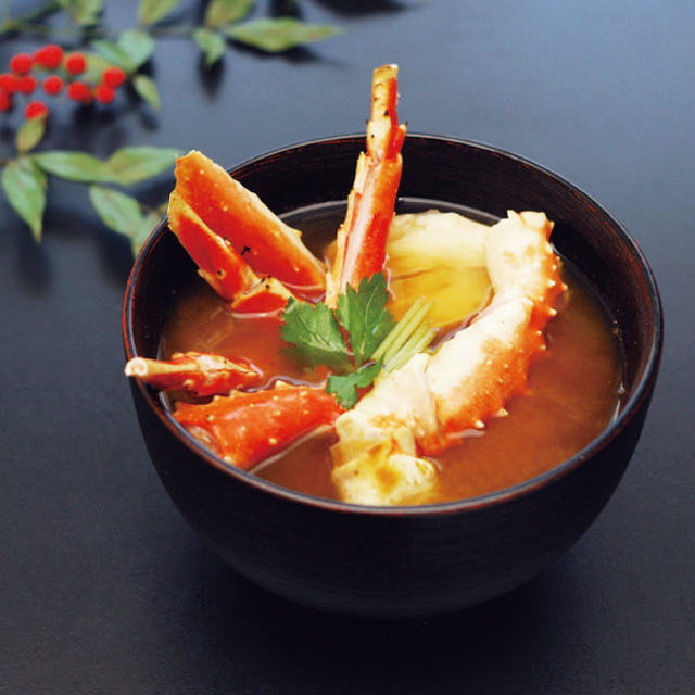 天領蔵　みそ汁　料理