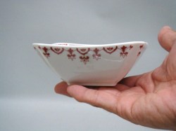 九谷赤絵角小鉢S-Ny26554 プロの道具ショップ 鳳凰