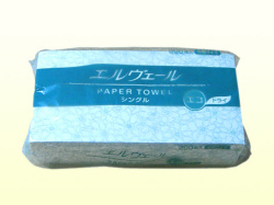 エルヴェールペーパータオル（中判）　200枚×30袋入