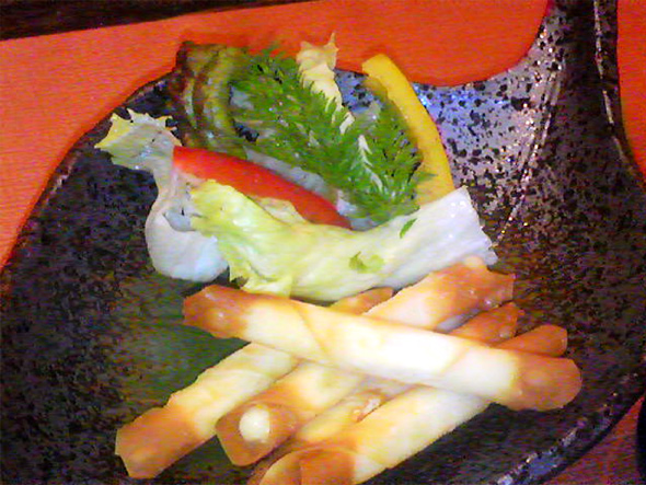 織部吹き葉鉢