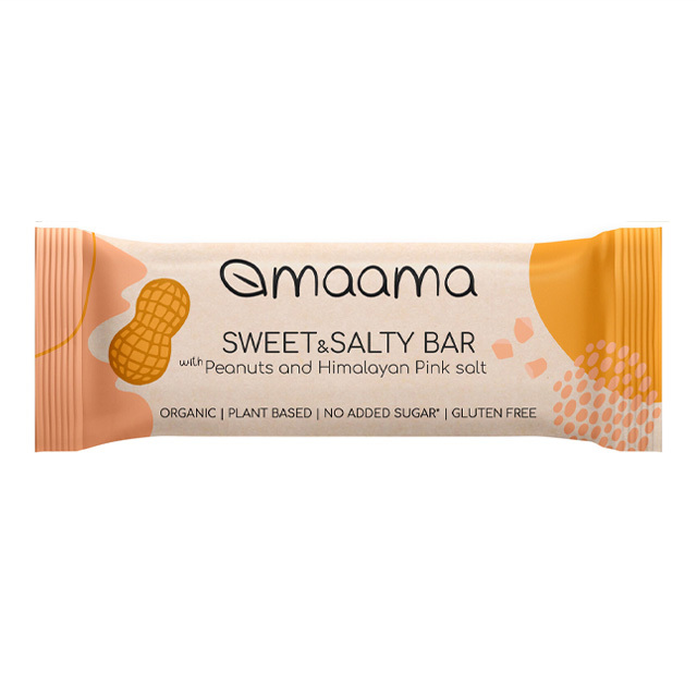 オーガニック・フルーツ＆ナッツバー（ピーナッツ・ピンクソルト）