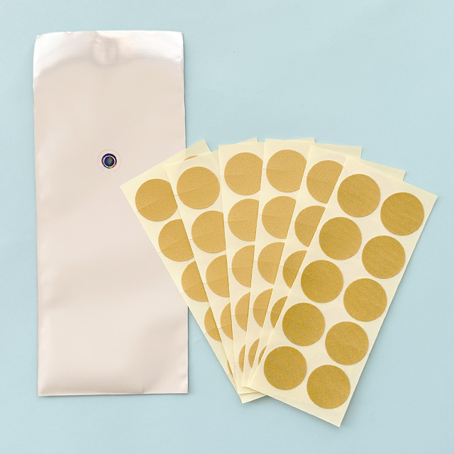 Q-bit量子シール・ゴールドのみ（6枚組）