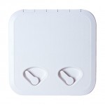 プラスチックハッチDX　180°オープン　370×375