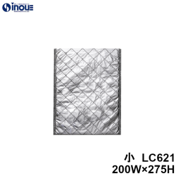 保冷平袋 不織布 簡易 アルミ蒸着フィルム LC621 小 200W×275H 10枚 50枚 100枚 250枚 500枚