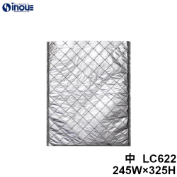 保冷平袋 不織布 簡易 アルミ蒸着フィルム LC622 中 245W×325H 10枚 50枚 100枚 250枚 500枚