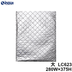 保冷平袋 不織布 簡易 アルミ蒸着フィルム LC623 大 280W×375H 10枚 50枚 100枚 250枚 500枚