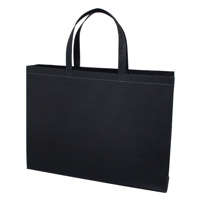 不織布バッグ 大 ベーシックトートバッグ 75g 全13色 LN452 530W×120D