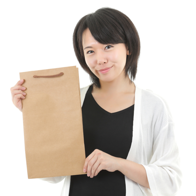 紙袋 高級 手提げ 茶 K-200 200W×100D×365H｜紙袋の専門店
