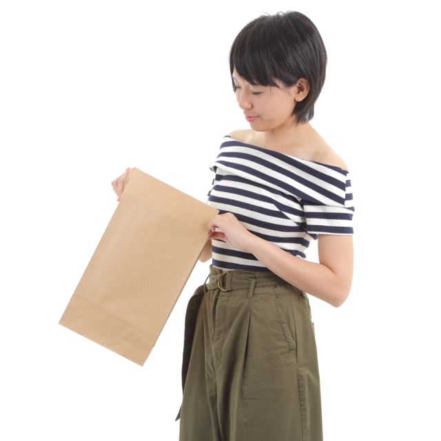 未晒宅配袋 茶 特小 A4 220W×80D×340H+60ベロ｜紙袋の専門店