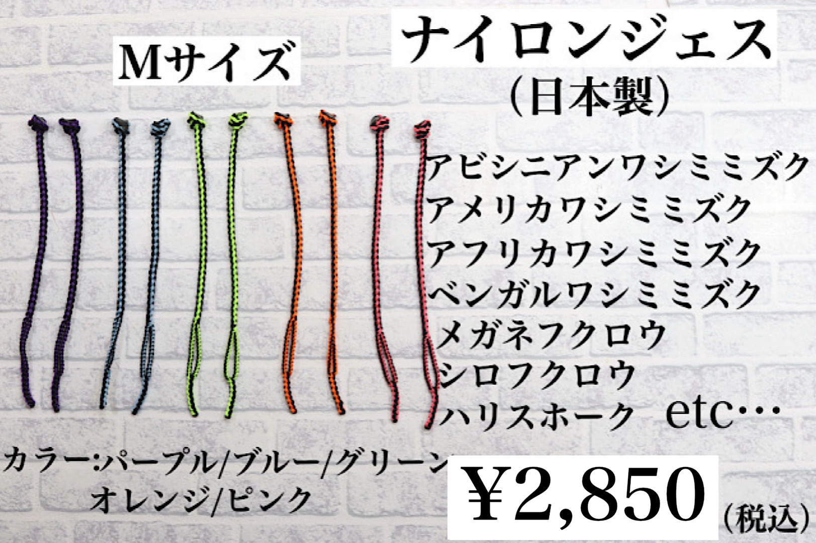 【日本製】ナイロンジェス　Mサイズ　　