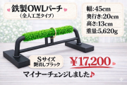 鉄製OWLパーチ　人工芝仕様　Ｓサイズ