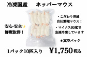 冷凍国産　鮮度最高級　ホッパーマウス　10匹入り　1匹約15g~19g