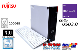 中古パソコン 富士通 ESPRIMO D956/P Core i5 6500 HDD2000G メモリ8G Windows10 マルチ USB3.0