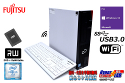 中古パソコン 新品SSD512G 富士通 ESPRIMO D956/P Core i5 6500 Wi-Fi メモリ8G Windows10 マルチ USB3.0