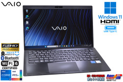 訳あり メモリ32G m.2SSD2TB FHD 14.0型 VAIO Pro PK VJPK218 Core i7 1165G7 IrisXe Wi-Fi6 USB4Type-C 顔認証 Windows11