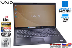 セール!! LTE 14.0型 VAIO Pro PK VJPK13C12N Core i5 1035G1 Wi-Fi6 M.2SSD256G メモリ8G Webカメラ USBType-C Windows11