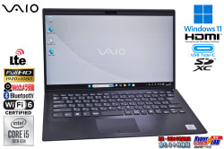 LTE フルHD Wi-Fi6 VAIO Pro PK VJPK13C12N Core i5 1035G1 M.2SSD256G メモリ8G Webカメラ USBType-C Windows11
