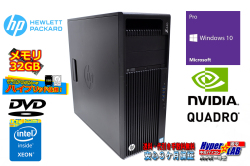 メモリ32GB HP Z440 WorkStation Xeon E5-1620 v3 Quadro K2200 新品SSD256G HDD2000G Windows10 中古ワークステーション