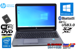 中古ノートパソコン HP ProBook 650 G1 Core i5 4210M メモリ8GB 新品SSD128G Wi-Fi DVD Bluetooth Windows10