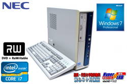 メモリ8G 中古パソコン NEC Mate MK34H/B-F 4コア8スレッド Core i7 3770 (3.40GHz) マルチ USB3.0 Windows7 64bit