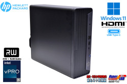 HDMI 省スペース HP Pro SFF 400 G9 第14世代 Core i5 14500 M.2SSD512G メモリ16G USBType-C マルチ Windows11 中古
