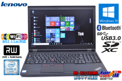 高速WiFi(11ac) 中古ノートパソコン Lenovo THINKPAD L560 第6世代 Core i3 6100U (2.30GHz) メモリ4G マルチ USB3.0 Bluetooth Windows10