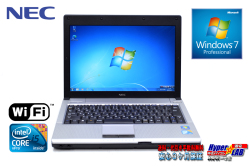 Windows7 32bit 中古ノートパソコン NEC VersaPro VK13M/BB-B Core i5 560UM メモリ4G HDD500G Wi-Fi 12.1型ワイド