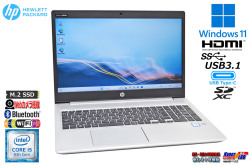ノートパソコン HP ProBook 450 G6 Core i5 8265U M.2SSD256G メモリ8G Webカメラ Wi-Fi USBType-C Windows11