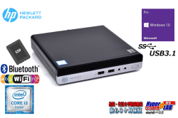 Wi-Fi内蔵 ミニPC 中古パソコン HP ProDesk 400 G3 DM Core i3 6100T メモリ8G SSD128G Bluetooth USB3.1 Windows10