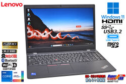 メモリ32G フルHD Wi-Fi6 Lenovo ThinkPad L15 Gen2 Core i7 1165G7 m.2SSD512G USBType-C Webカメラ Windows11
