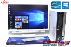 中古パソコン 高解像度 24.1型液晶セット メモリ8G 富士通 ESPRIMO D582/F 4C8T Core i7 3770 (3.40GHz) Windows10 マルチ USB3.0