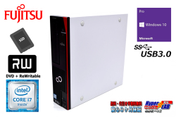 Windows10 DtoD 中古 富士通 ESPRIMO D567RX Core i7 6700 メモリ8G 新品SSD256G マルチ デスクトップ