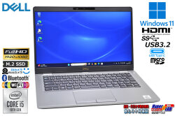13.3型 フルHD 顔認証 DELL Latitude 5310 第10世代 Core i5 10310U メモリ16G 新品M.2SSD512G USBType-C Webカメラ Windows11