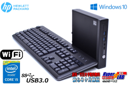 WiFi搭載 ミニPC 中古パソコン HP ProDesk 400 G1 DM Core i5 4590T (2.00GHz) メモリ4G HDD500GB USB3.0 Windows10