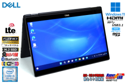 訳あり LTE Windows11 フルHD DELL Latitude 7390 2-in-1 第8世代 Core i5 8250U M.2SSD256G メモリ8G Webカメラ Wi-Fi USBType-C