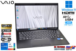 フルHD 14.0型 Wi-Fi6E VAIO Pro PK VJPK228 第12世代 Core i5 1235U メモリ16G M.2SSD256G USBType-C Webカメラ Windows11